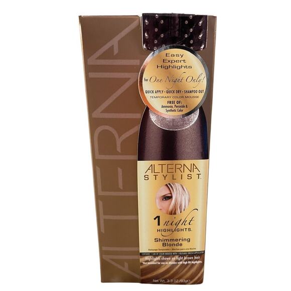 ALTERNA Blonde Hair Highlights Shimmering  Color Mousse 3.3oz NEW - Picture 1 of 4